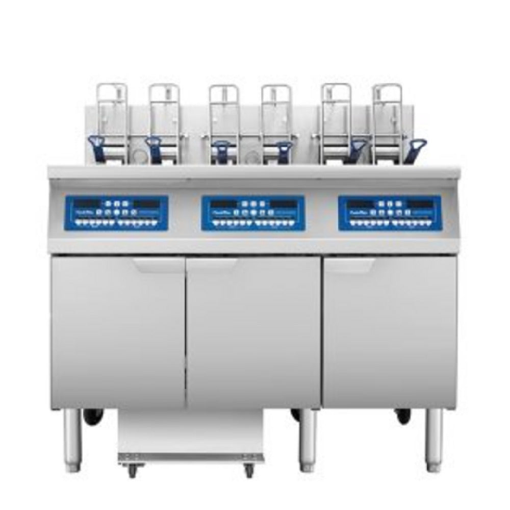 Atosa USA, Inc. AEFF-50-3B - Triple Full Vat Electric Fryer With Auto Lift System