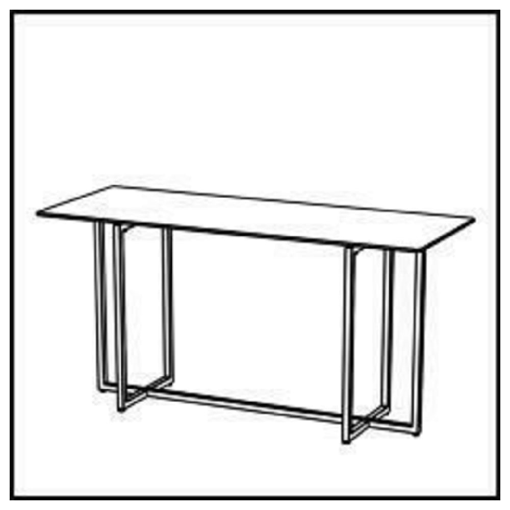 Bauscher Hepp VE-24002 - Venta® Foldable Table, Base Made In Steel With Powder-coating