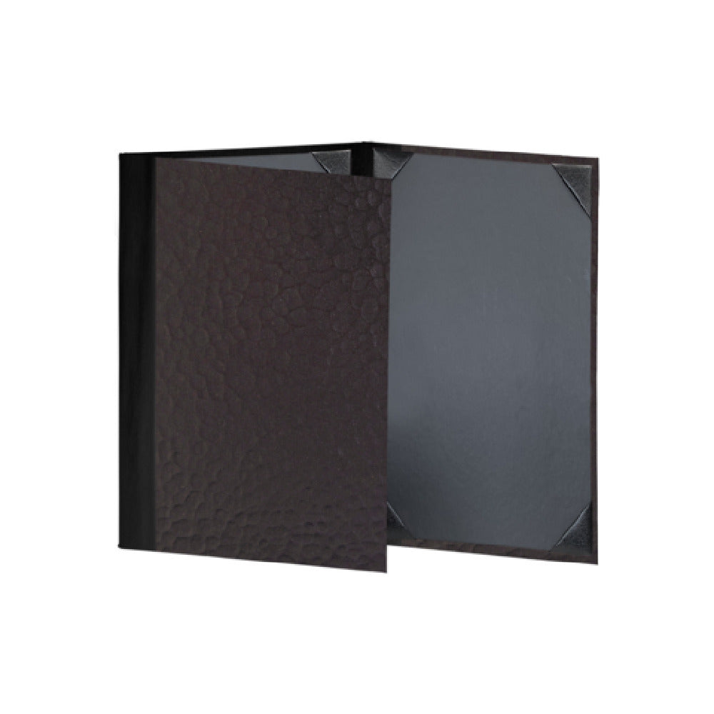 Risch METRO-3V 5.5X8.5 Metro Iron Or Mesh Hardback Metallic Menu Cover (specify Pattern And Color)