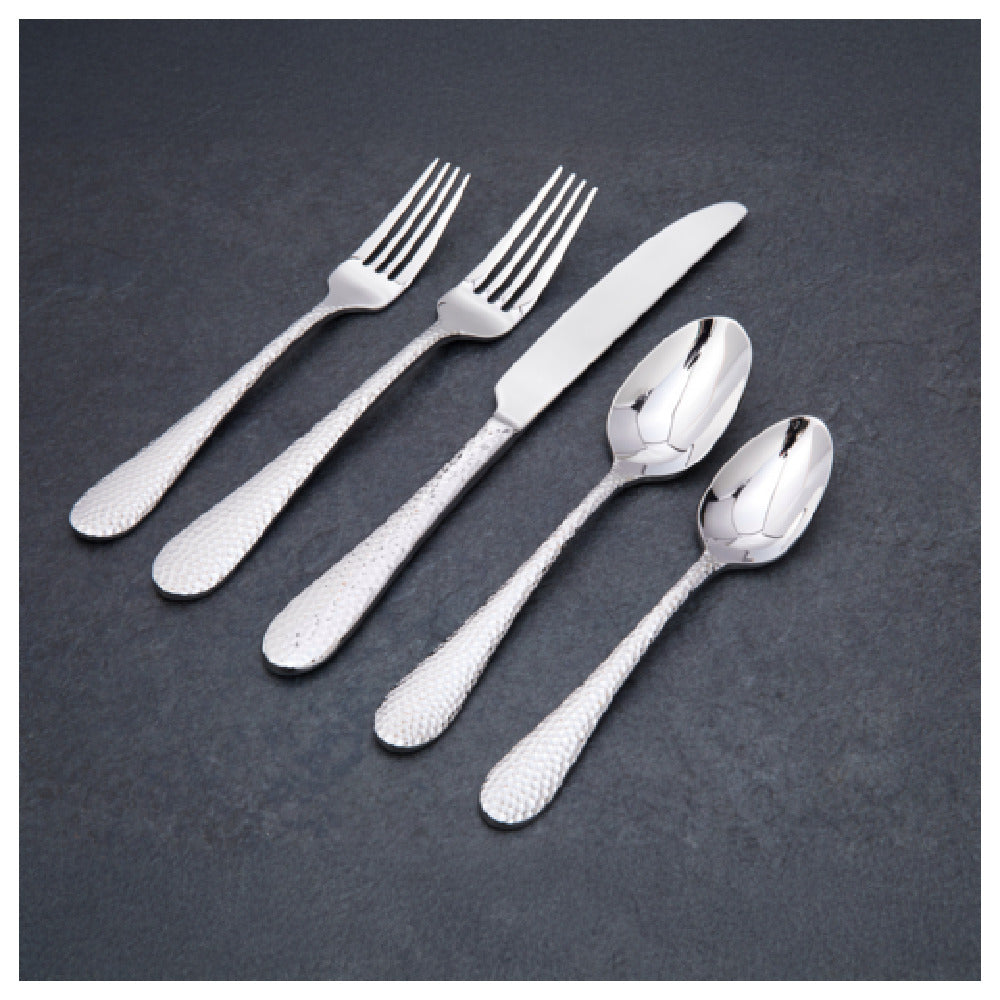 1880 Hospitality B411KBBF - Darcy Butter Knife, 7", Hammered