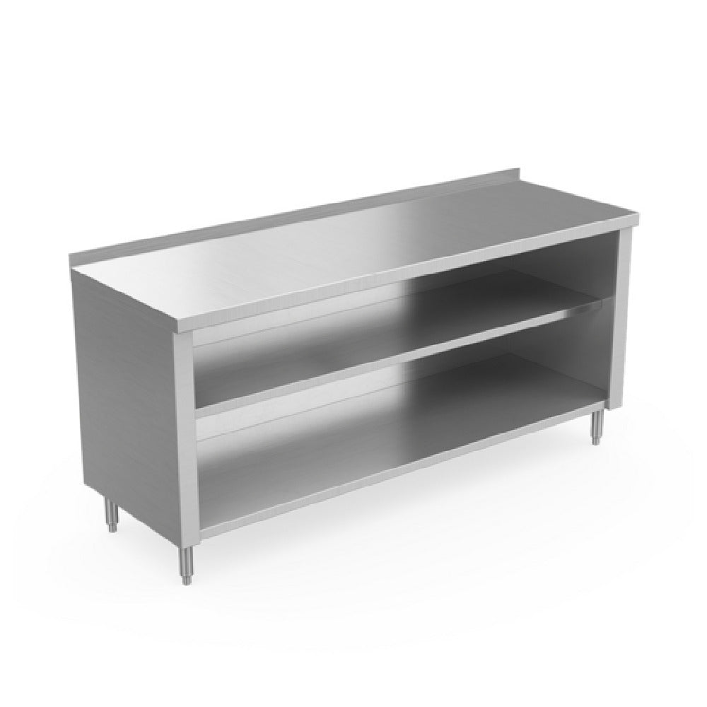 Winholt STCT-B1.5-2436-MS - Work Table, Cabinet Base With Open Front, 36"W X 24"D X 34"H