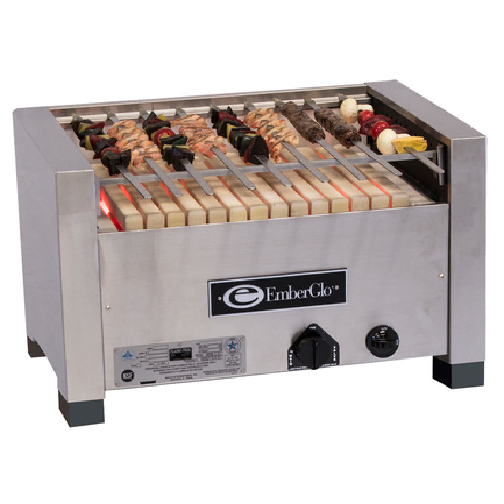EmberGlo 25C-KABOB_NAT - (25C-KABOB-OPEN FRT) Kabob Charbroiler, Propane OR Natural Gas
