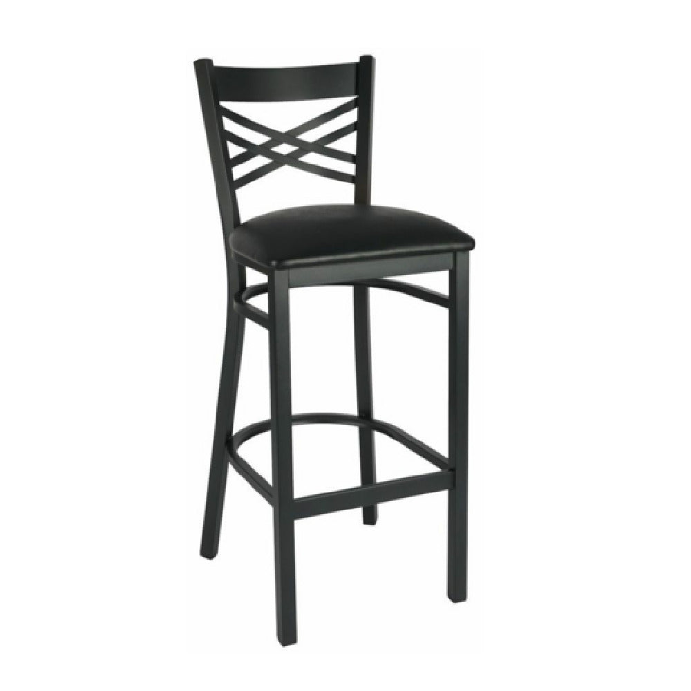 Hubert 10500 - CenPro Bar Height Chair, 285 Lb. Weight Capacity, Cross Back