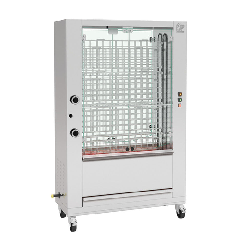 Rotisol FFS1100-4G-BRASILIA FauxFlame™ SPATCHCOCK Rotisserie Oven Gas