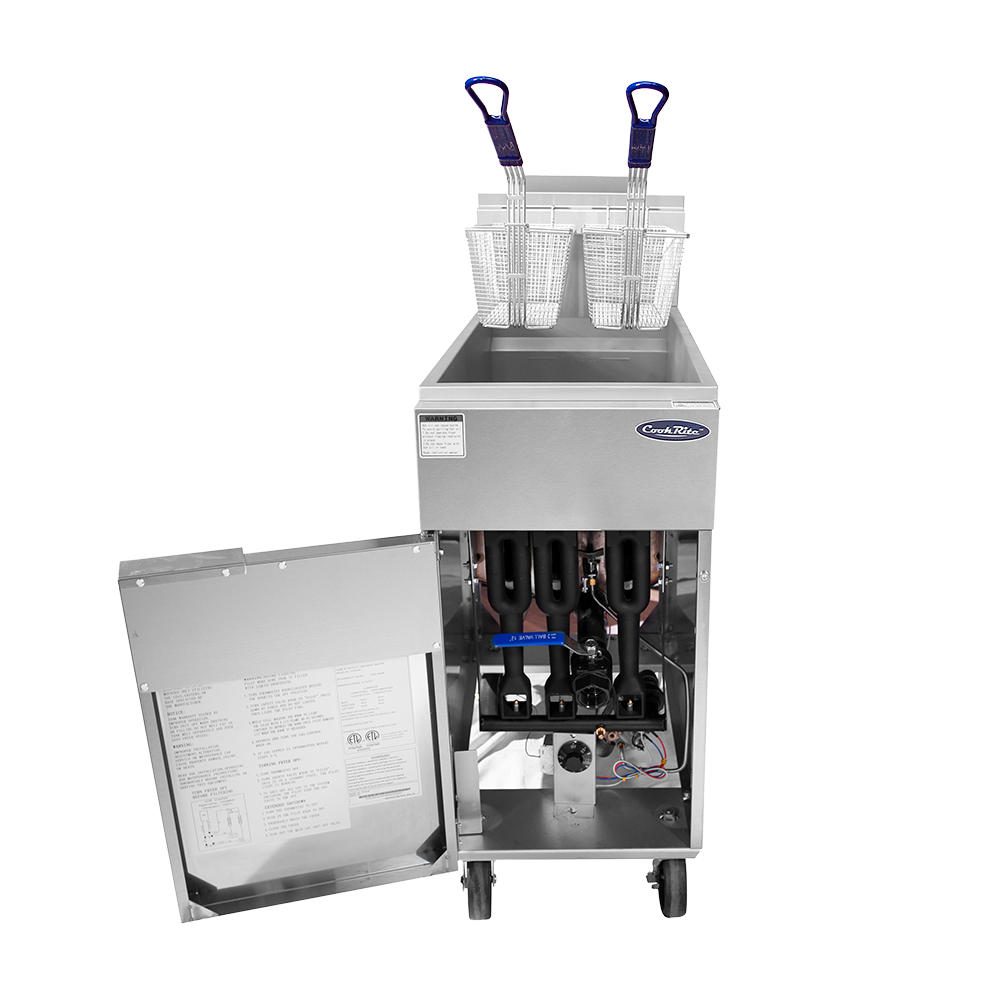 Atosa ATFS-40ES-NG Deep Fryer Natural Gas Floor Model