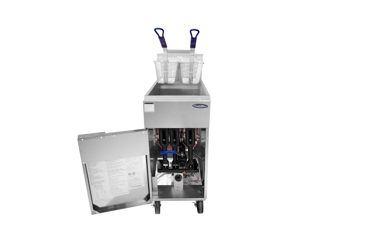 Atosa ATFS-50ES-NG Deep Fryer Natural Gas Floor Model