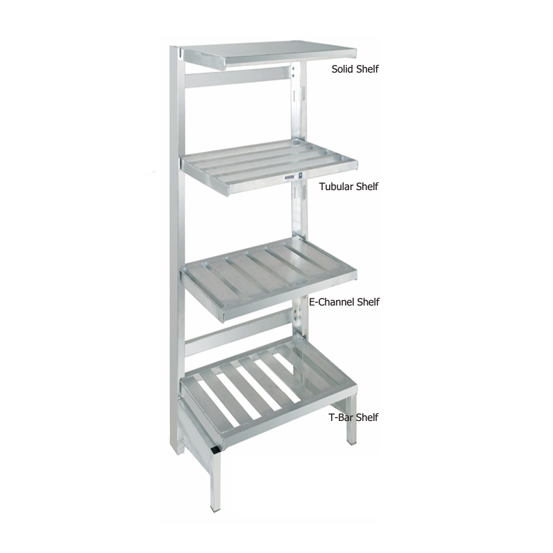 Channel TT2036 Shelving Cantilever Single Tubular Shelf