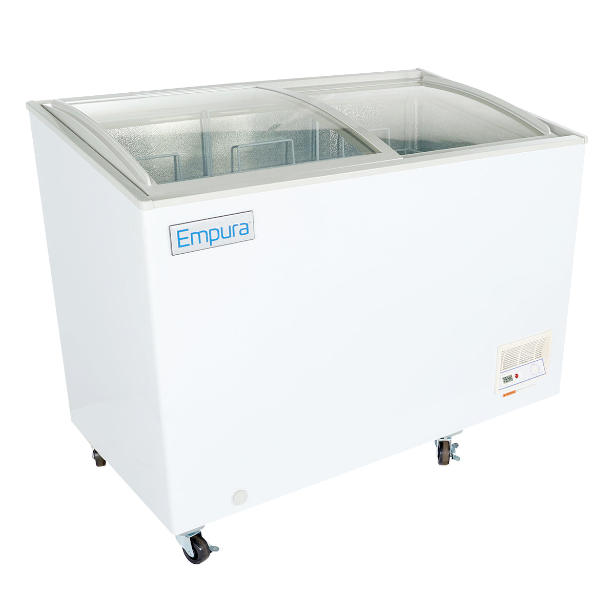 Empura Refrigeration E-CFCG-10 Oblique Curved Lid Chest Freezer 47.05"W X 25.75"D X 36.89"H