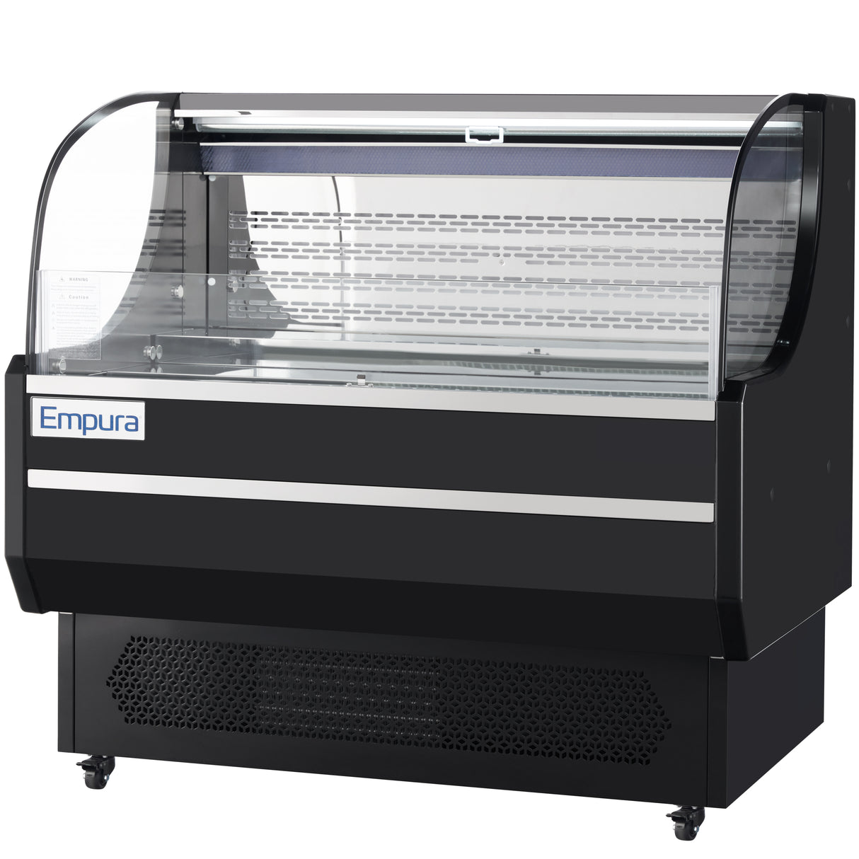 Empura Refrigeration E-HACMR-47B Horizontal Air Curtain Merchandiser 47.2"W X 33.3"D X 46"H 10.3 Cu. Ft. Capacity