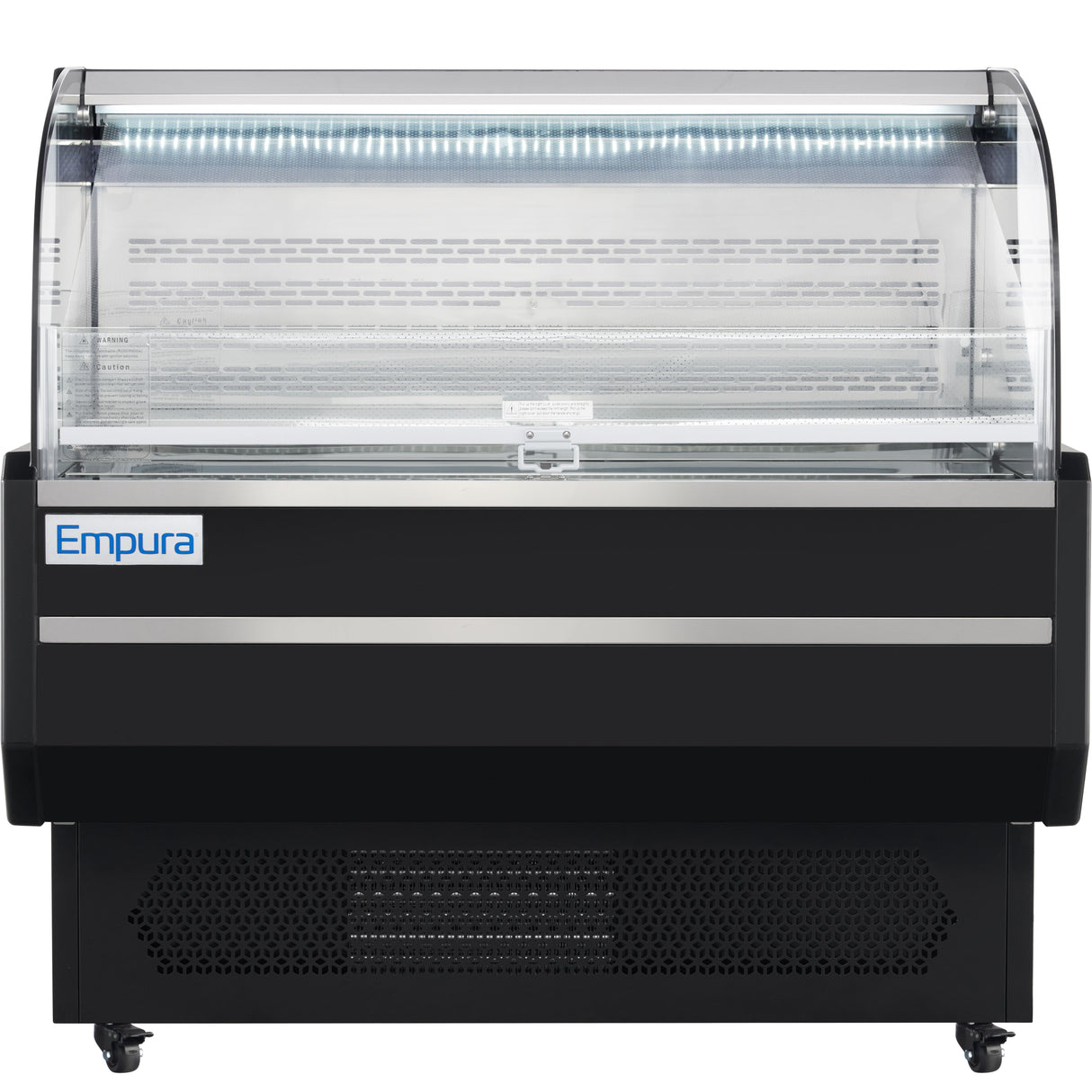 Empura Refrigeration E-HACMR-47B Horizontal Air Curtain Merchandiser 47.2"W X 33.3"D X 46"H 10.3 Cu. Ft. Capacity