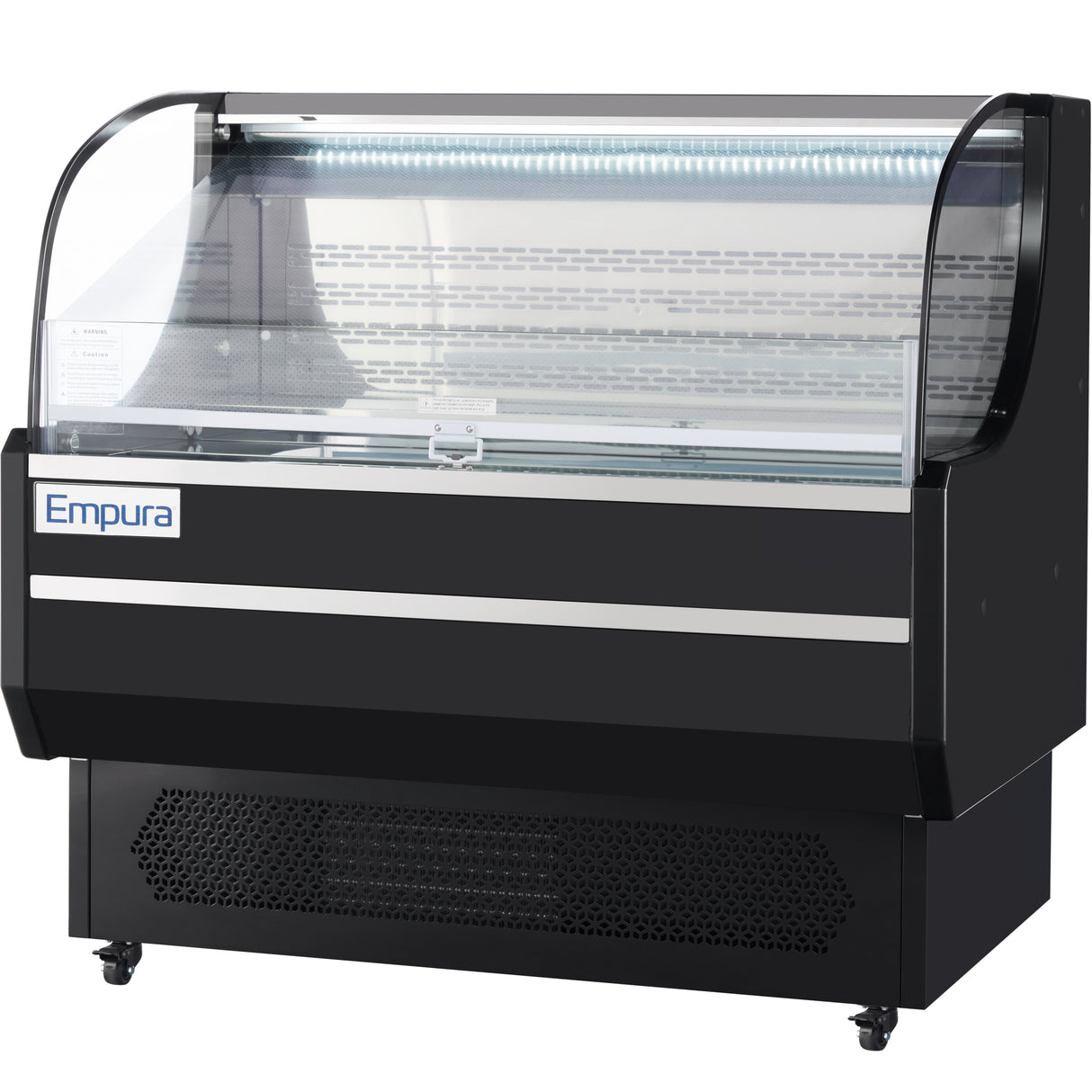 Empura Refrigeration E-HACMR-47B Horizontal Air Curtain Merchandiser 47.2"W X 33.3"D X 46"H 10.3 Cu. Ft. Capacity