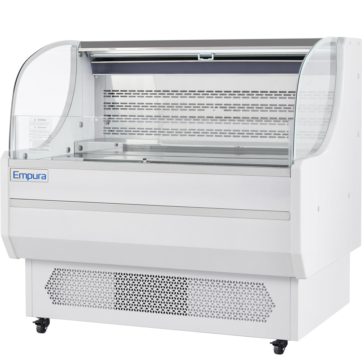 Empura Refrigeration E-HACMR-47W Horizontal Air Curtain Merchandiser 47.2"W X 33.3"D X 46"H 10.3 Cu. Ft. Capacity