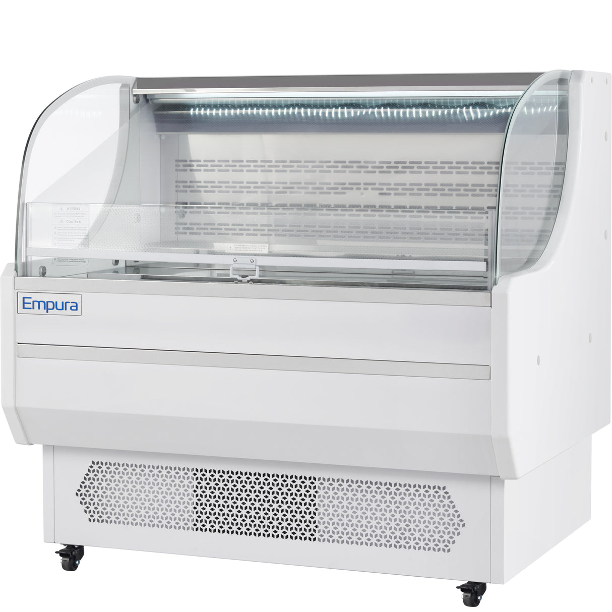 Empura Refrigeration E-HACMR-47W Horizontal Air Curtain Merchandiser 47.2"W X 33.3"D X 46"H 10.3 Cu. Ft. Capacity