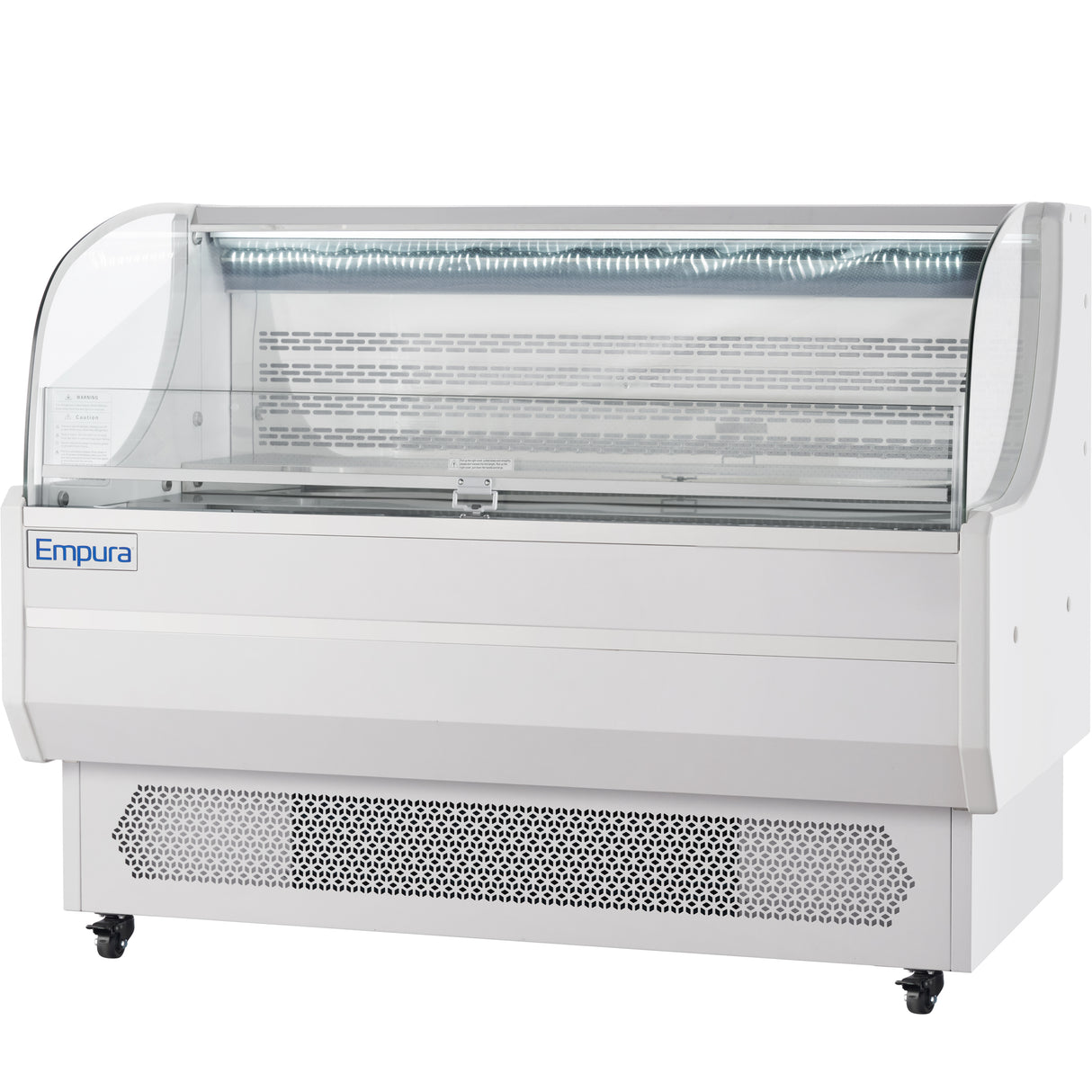 Empura Refrigeration E-HACMR-59W Horizontal Air Curtain Merchandiser 59"W X 33.3"D X 46"H 13.1 Cu. Ft. Capacity