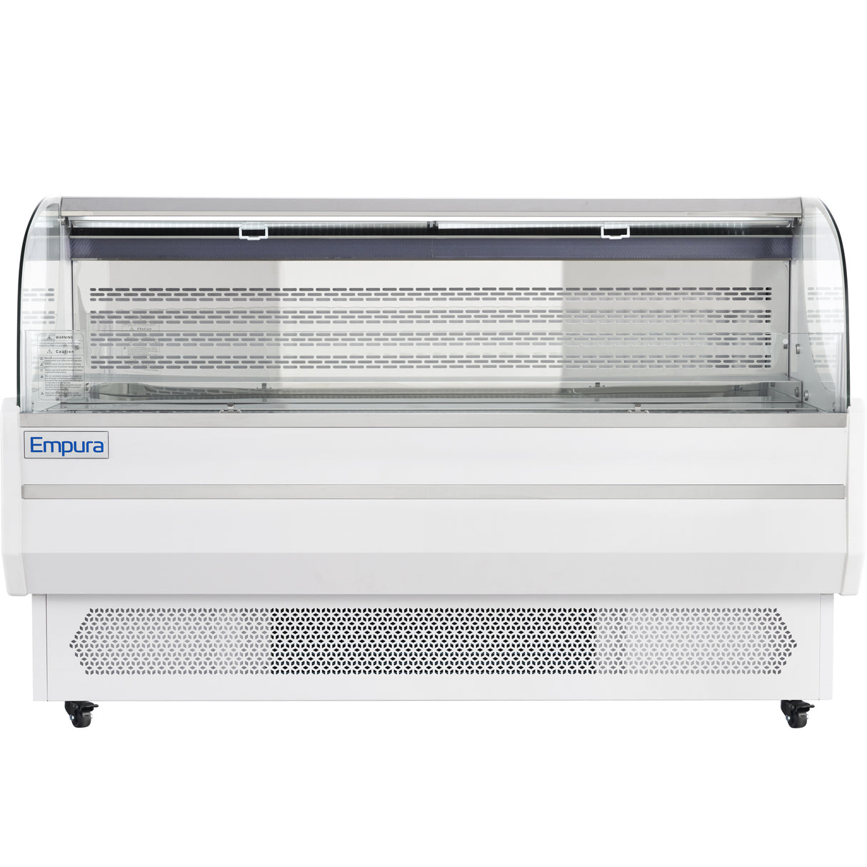 Empura Refrigeration E-HACMR-71W Horizontal Air Curtain Merchandiser 70.8"W X 33.3"D X 46"H 15.9 Cu. Ft. Capacity