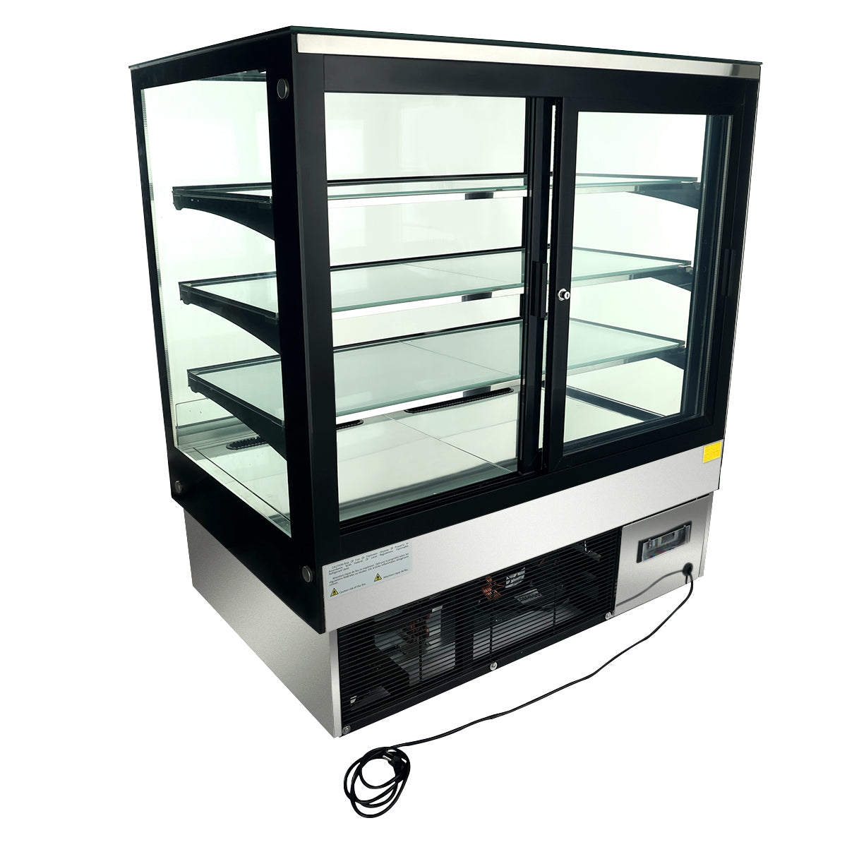 Empura Refrigeration E-KBDSF48-S Refrigerated Display Case 47 1/4"W X 31-1/2"D X 53-9/16"H 39°F To 45°F Temperature Range