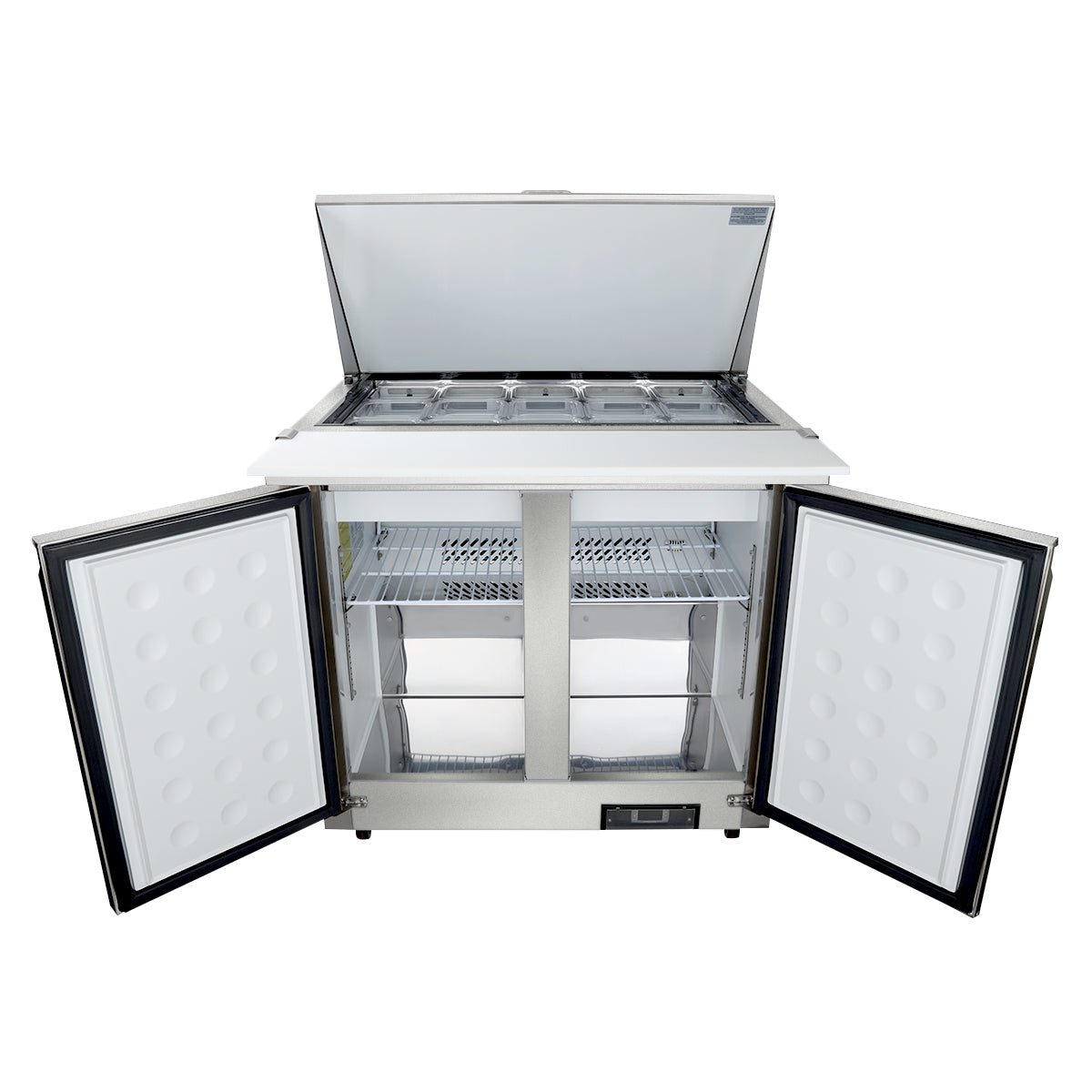 Empura Refrigeration E-KSP36M Refrigerated Sandwich/Salad Mega Top Prep Table 36.2"W X 34.5"D X 43.2"H