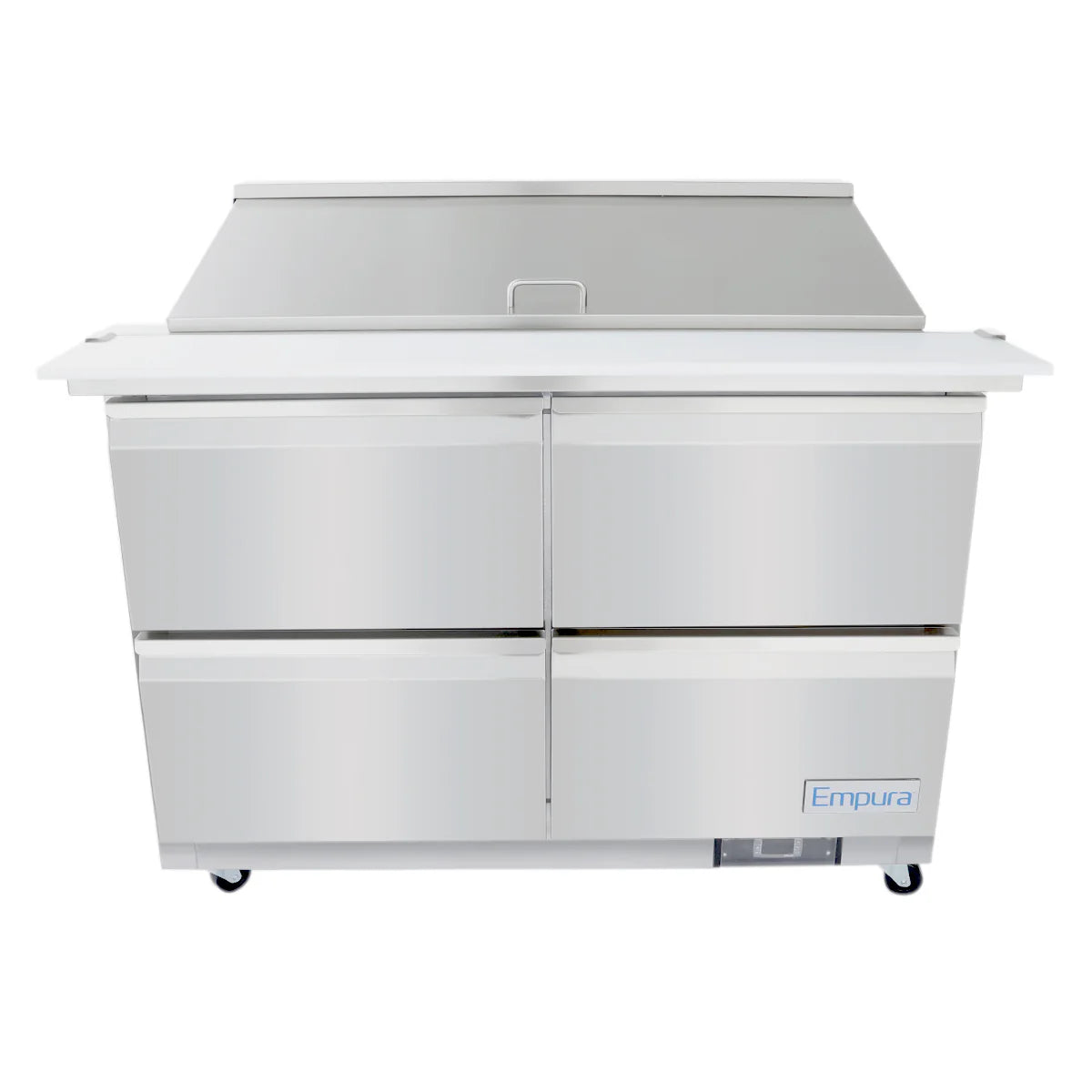 Empura Refrigeration E-KSP48M-D4 Refrigerated Sandwich/Salad Mega Top Prep Table With Drawers