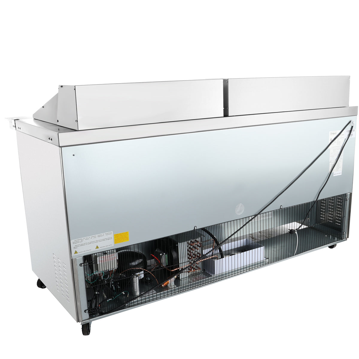 Empura Refrigeration E-KSP72M-D6 Refrigerated Sandwich/Salad Mega Top Prep Table With Drawers