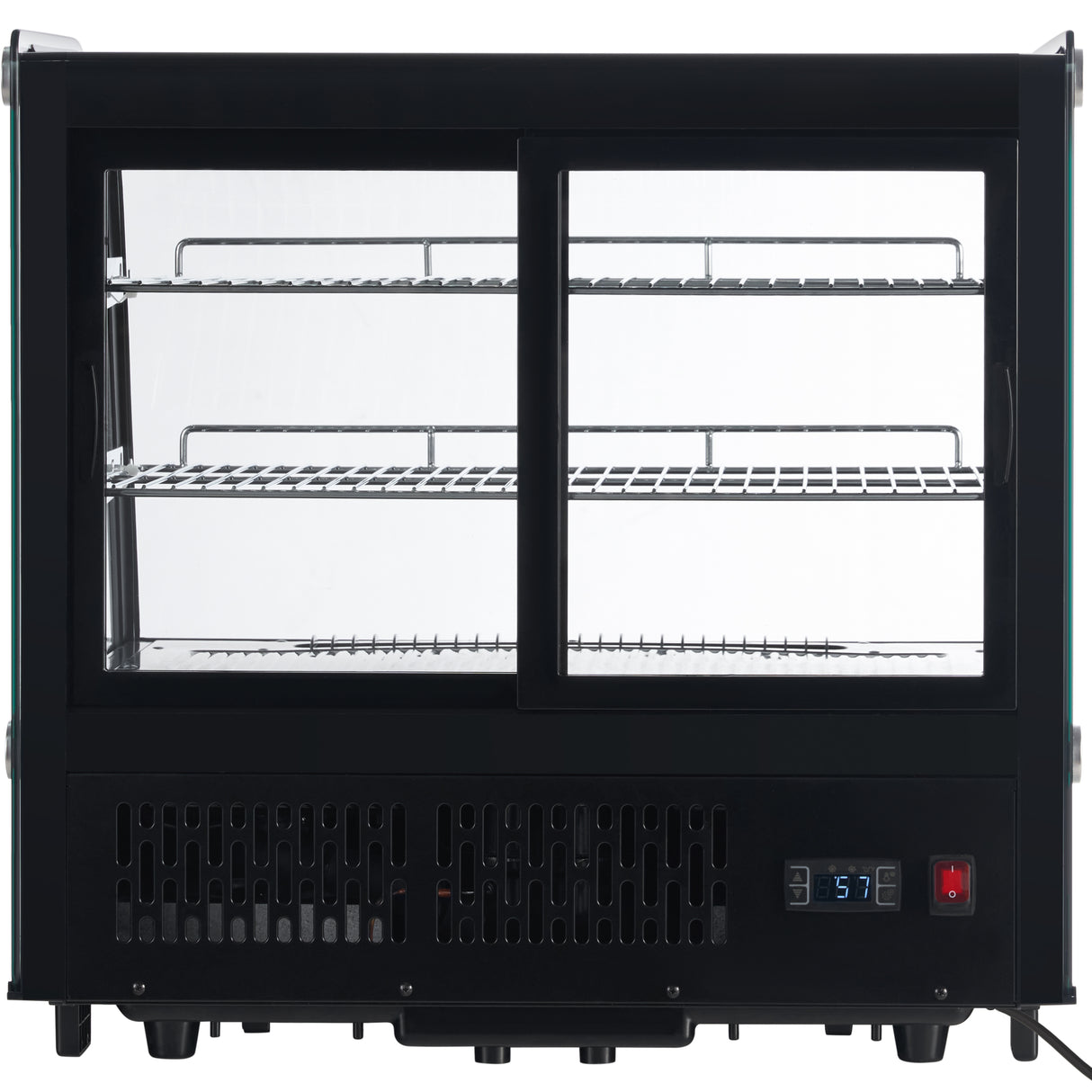 Empura Refrigeration E-RCDC-28B Refrigerated Display Case Countertop 27.6"W × 22.4"D × 27"H