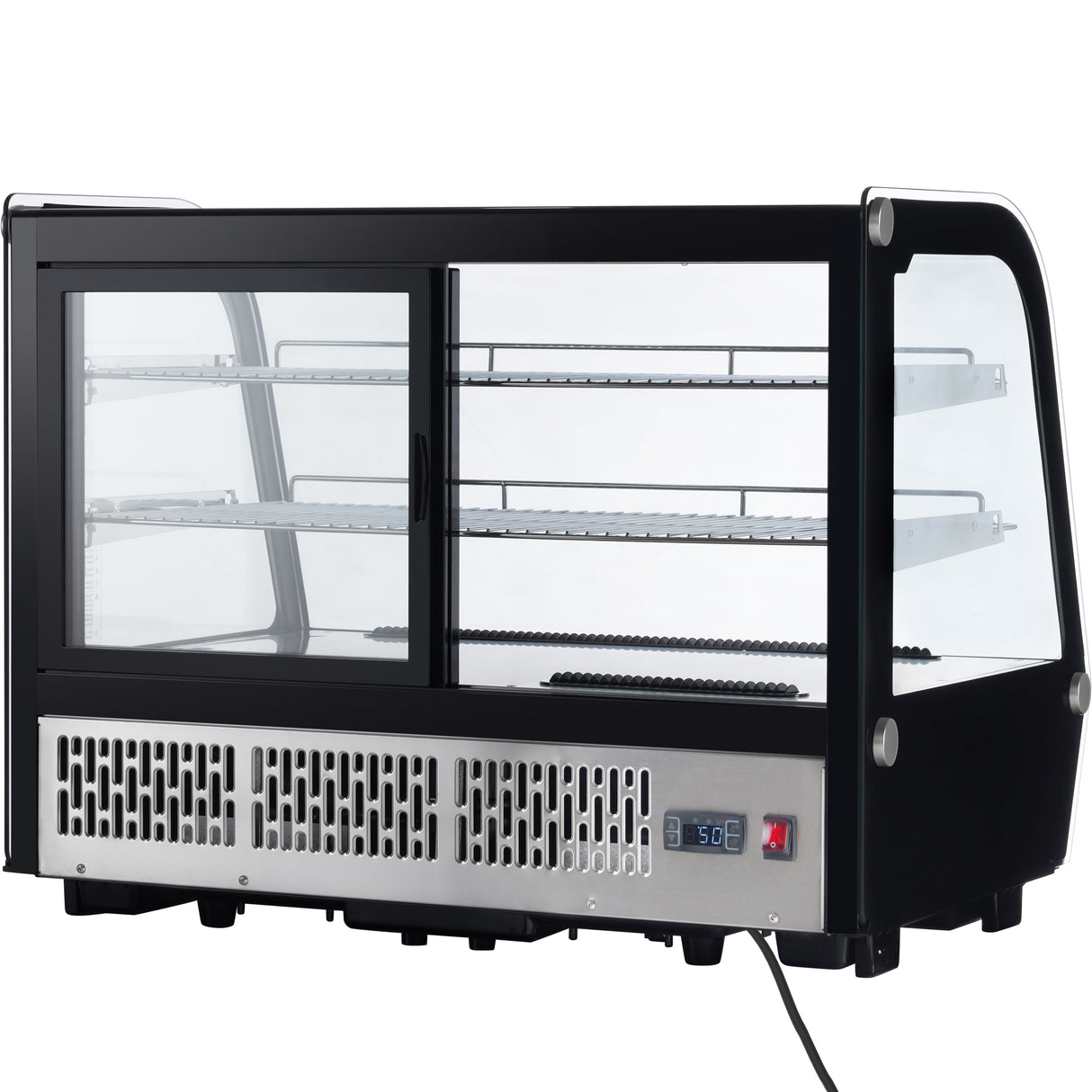 Empura Refrigeration E-RCDC-35-S Refrigerated Display Case Countertop 34.6"W × 22.3"D × 27"H
