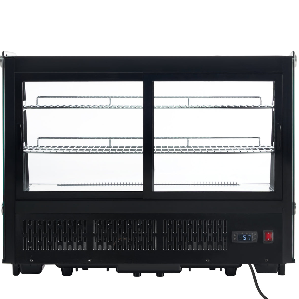 Empura Refrigeration E-RCDC-35B Refrigerated Display Case Countertop 34.6"W × 22.4"D × 27"H