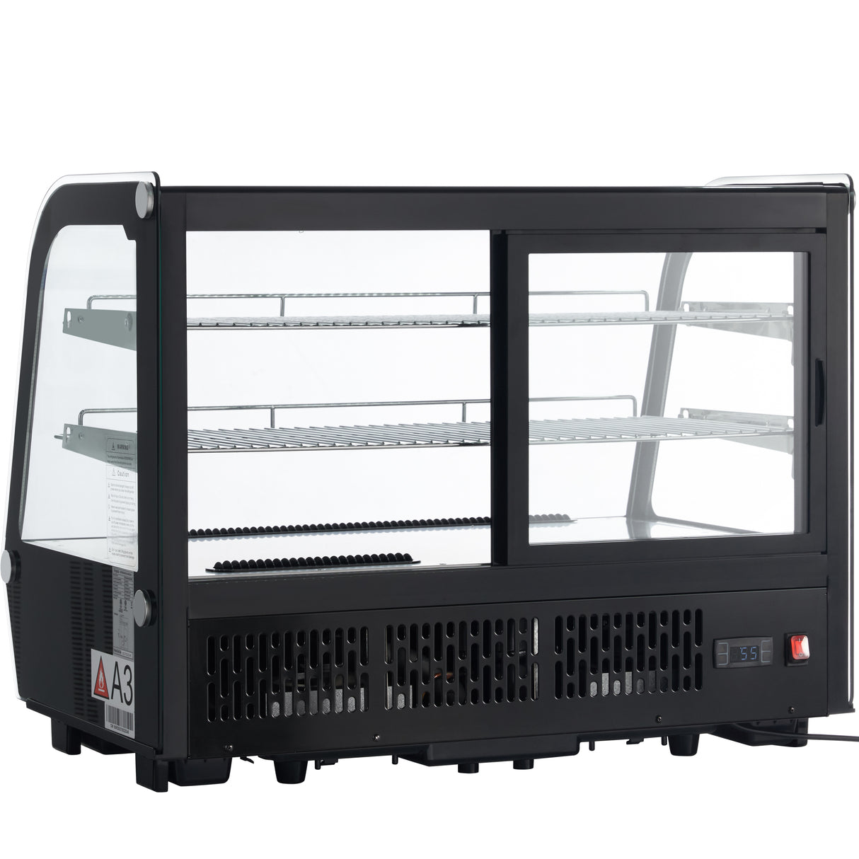 Empura Refrigeration E-RCDC-35B Refrigerated Display Case Countertop 34.6"W × 22.4"D × 27"H