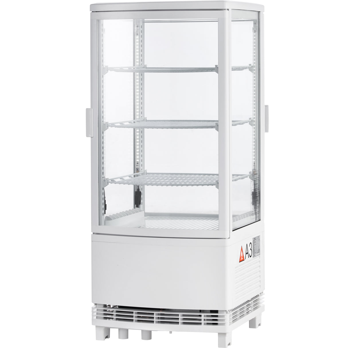 Empura Refrigeration E-RDC-17W-2D Vertical Refrigerated Display Case Countertop 16.9"W × 16.7"D × 38.9"H