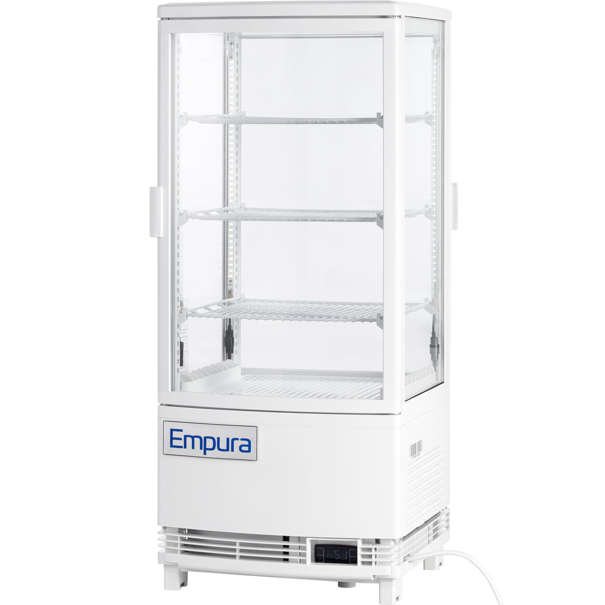 Empura Refrigeration E-RDC-17W-2D Vertical Refrigerated Display Case Countertop 16.9"W × 16.7"D × 38.9"H