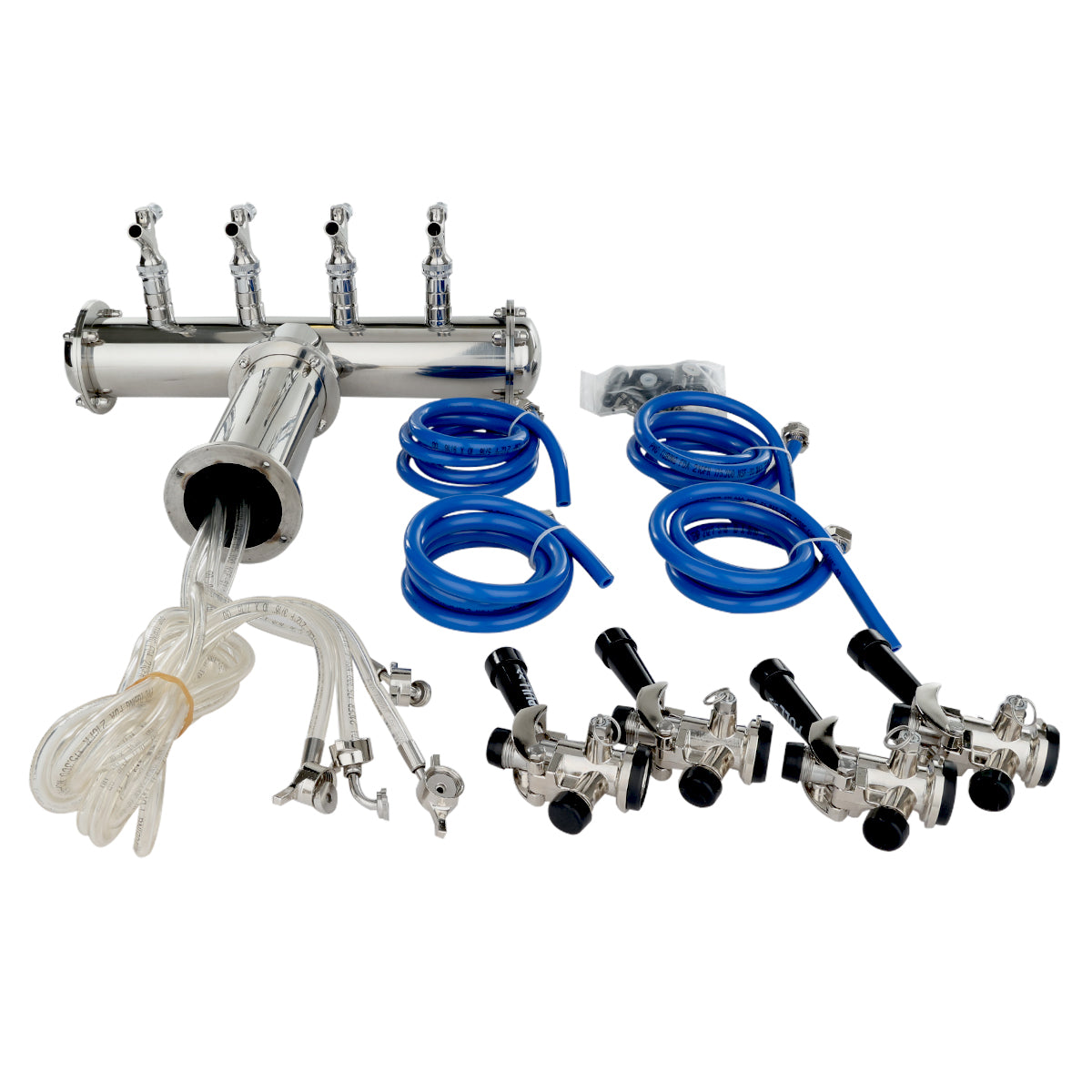 Empura Refrigeration E-KDD-TOWER-KIT-4 Draft Beer Dispensing Tower Kit (4) Faucets Compatible With E-KDD Draft Beer Dispensing Series