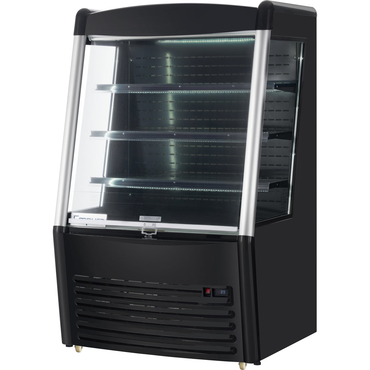 Empura Refrigeration E-VOAR-36B Vertical Air Curtain Merchandiser 36.2"W X 33.3"D X 59.4"H 11.3 Cu. Ft. Capacity