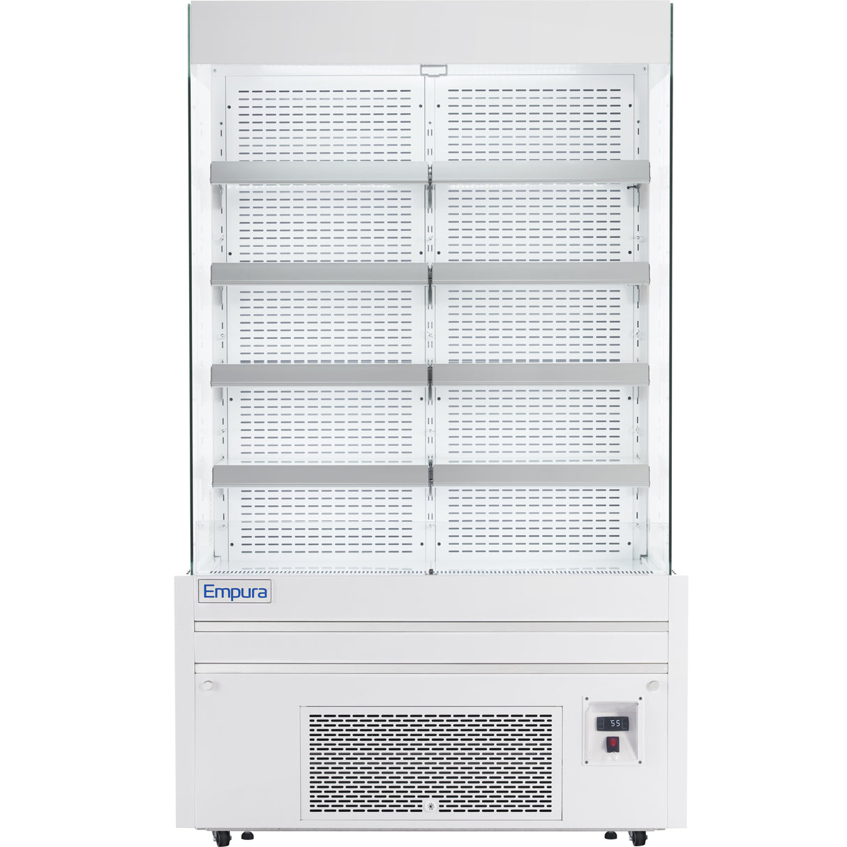Empura Refrigeration E-VOAR-48W Vertical Open Air Merchandiser 48.4"W X 28.4"D X 79.9"H 26.8 Cu. Ft. Capacity