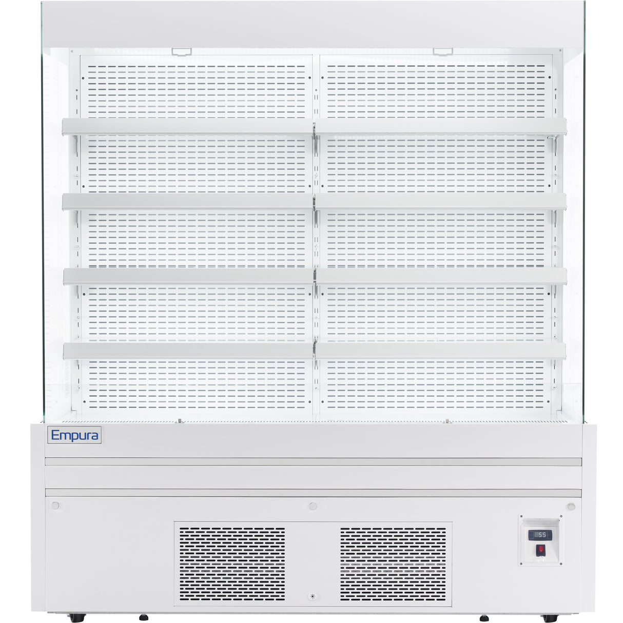 Empura Refrigeration E-VOAR-72W Vertical Open Air Merchandiser 72"W X 28.4"D X 79.9"H 40.9 Cu. Ft. Capacity