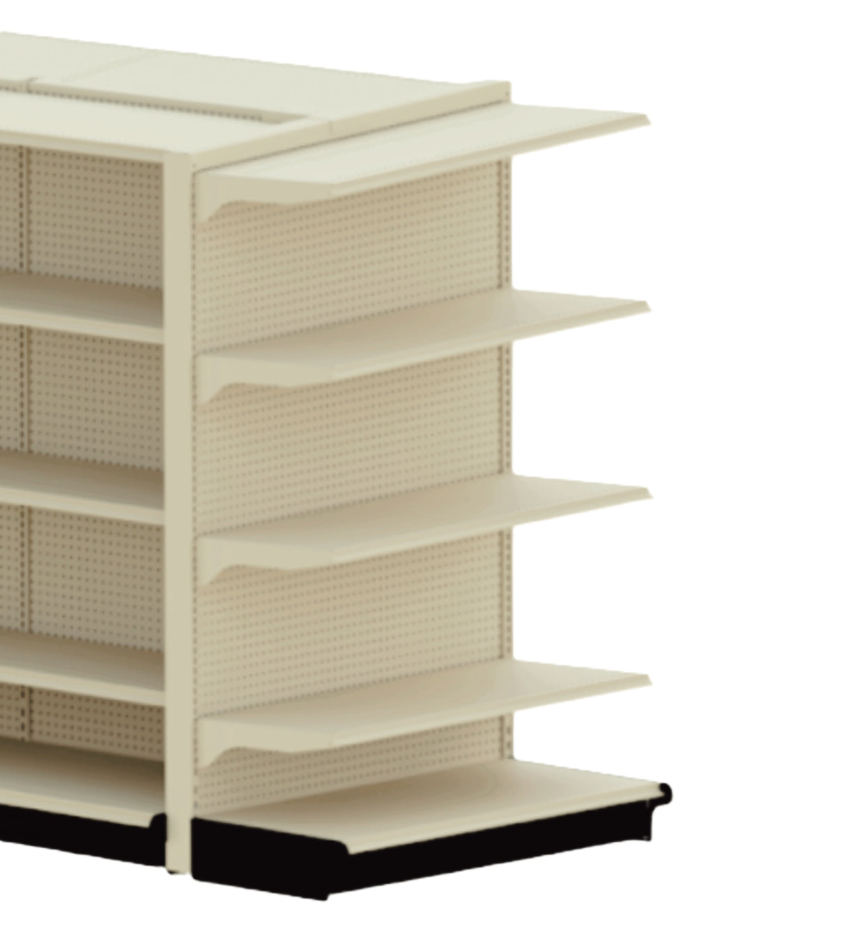 Kent Unlimited EC0322072_IVORY End Cap 36"W X 22"D X 72"H Ivory
