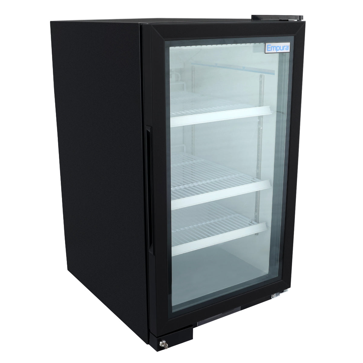 Empura Refrigeration EGM-7B Counter Top Merchandiser 1 Glass Swing Door 25 9/16"W X 25 1/8"D X 39"H