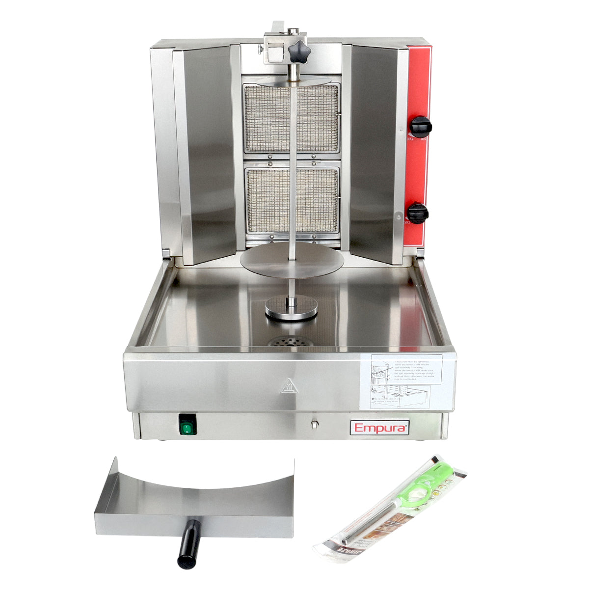 Empura Equipment EGVB-45 Vertical Broiler (Gyro) Gas 21"W X 23"D X 23"H