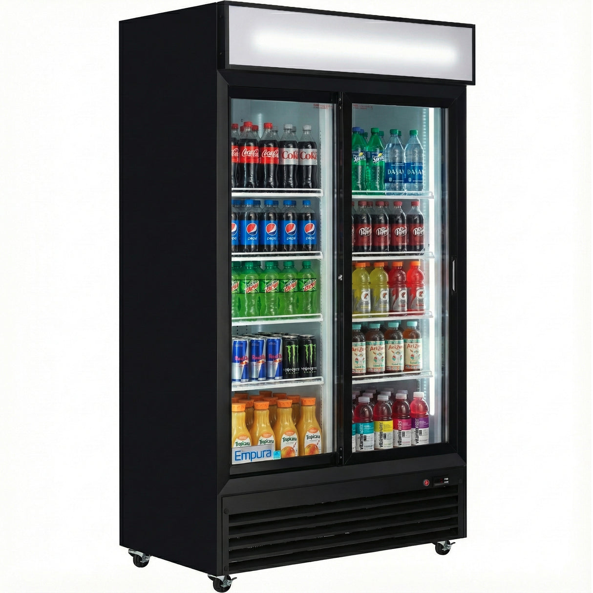 Empura Refrigeration EGM-36B Refrigerated Merchandiser 44.49"W X 28.35"D X 79.65"H 35 Cu. Ft. Capacity