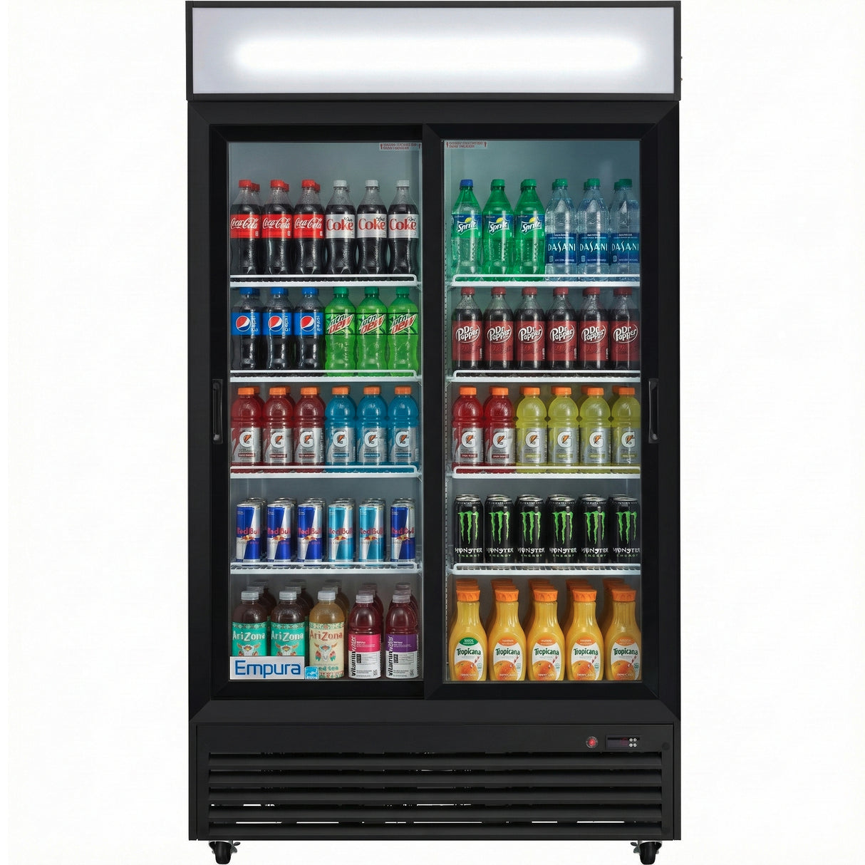 Empura Refrigeration EGM-36B Refrigerated Merchandiser 44.49"W X 28.35"D X 79.65"H 35 Cu. Ft. Capacity