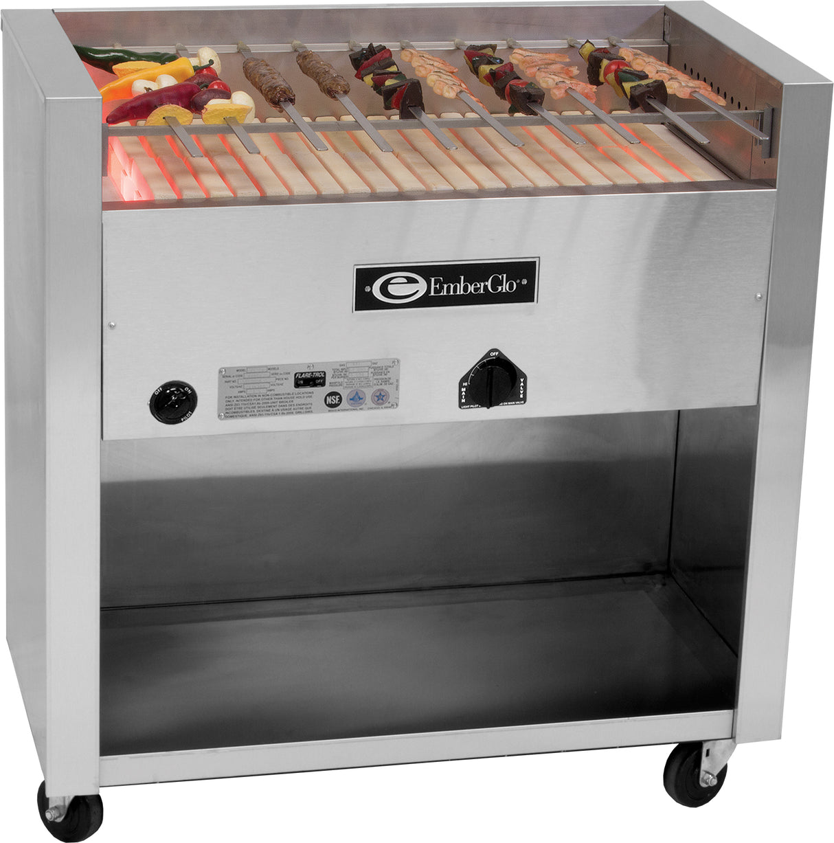 EmberGlo 25WF-KABOB-NAT (5010604) Kabob Charbroiler Natural Gas 35-7/8"