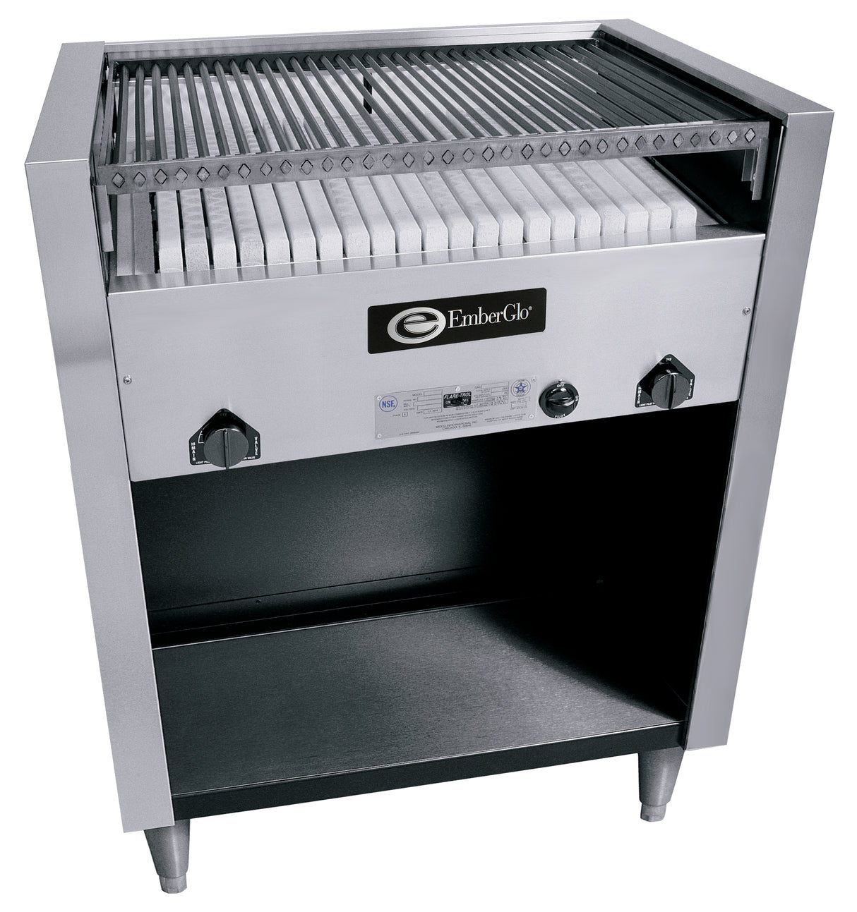 EmberGlo 31F-LP (31F-LP) (Multiple Front Panel Choices) ( Standard Broiler Is An OPEN FRONT 5120202 ) Charbroiler