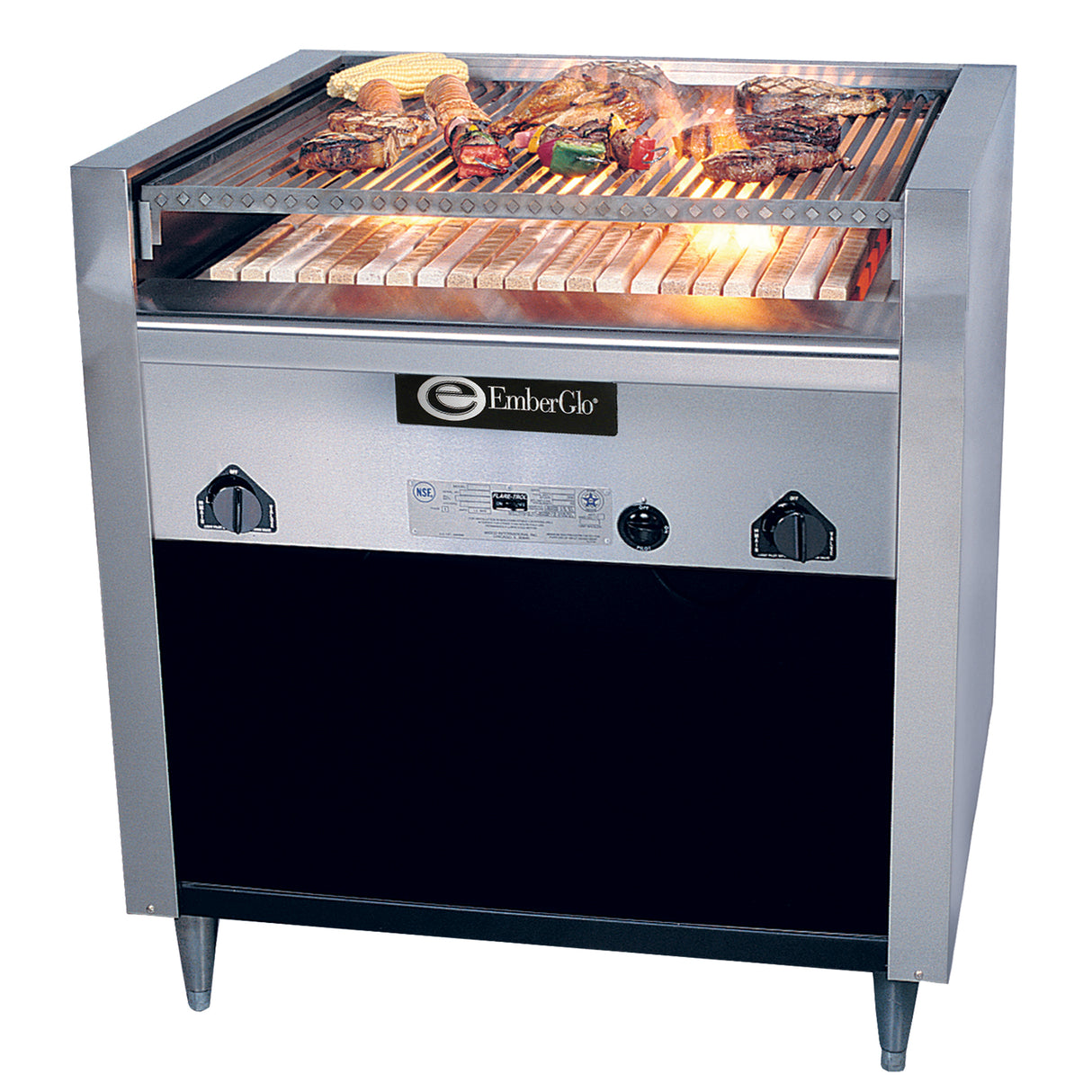 EmberGlo 41F-NAT (41F-NAT) (Multiple Front Panel Choices) (the Standard Is An OPEN FRONT 5030201) Charbroiler