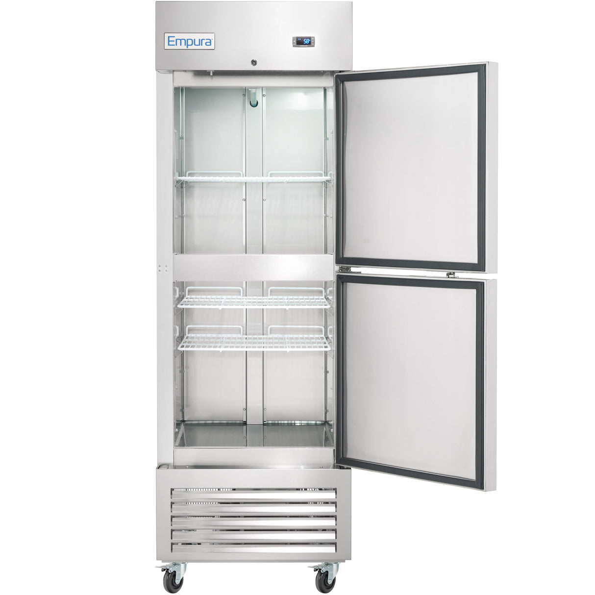 Empura Refrigeration E-KB27RH Reach-In Refrigerator 26-3/4"W X 32-11/16"D X 82-5/16"H 23 Cu. Ft. Capacity