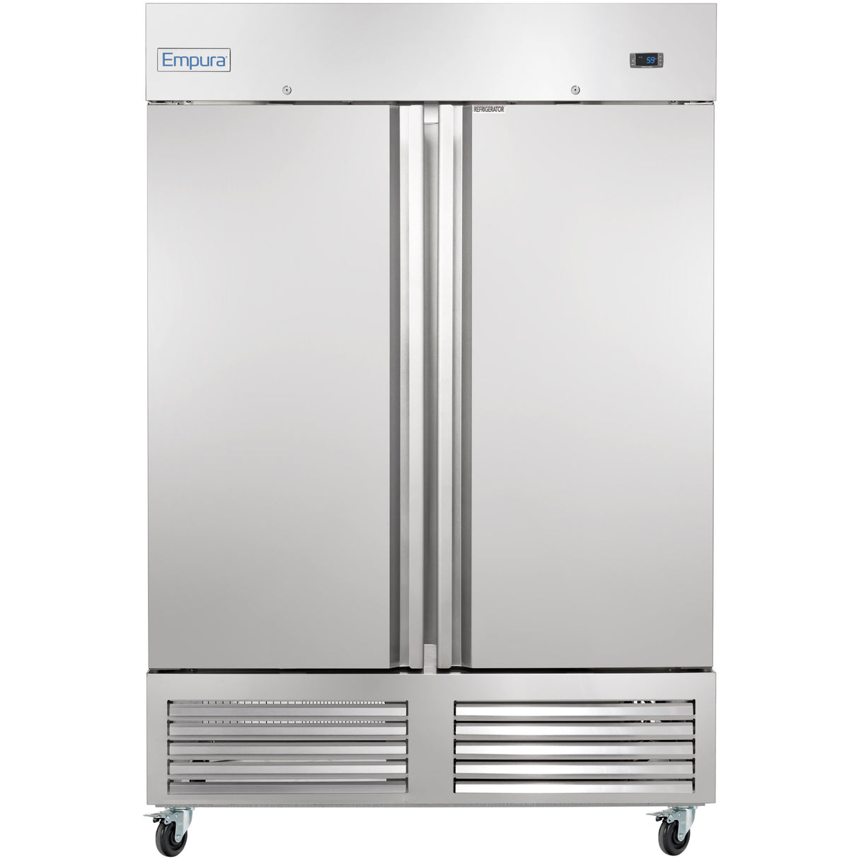 Empura Refrigeration E-KB54R Reach-In Refrigerator 53.9"W X 32.7"D X 82.3"H 41.6 Cu. Ft. Capacity