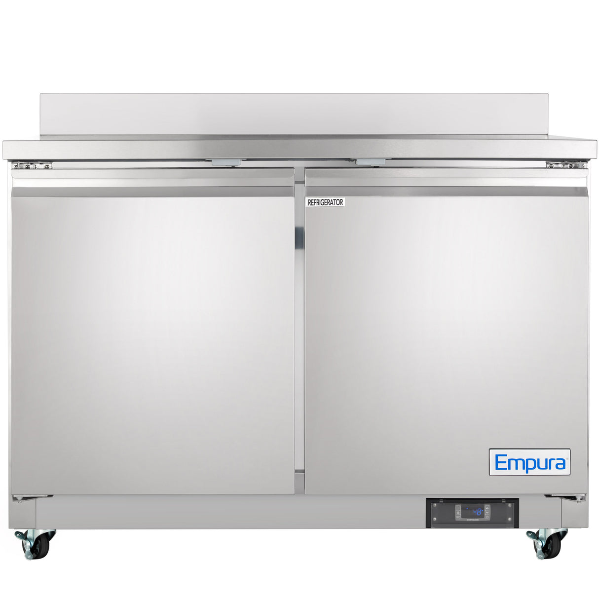 Empura Refrigeration E-KUC48W Undercounter Reach-In Refrigerator Work Top