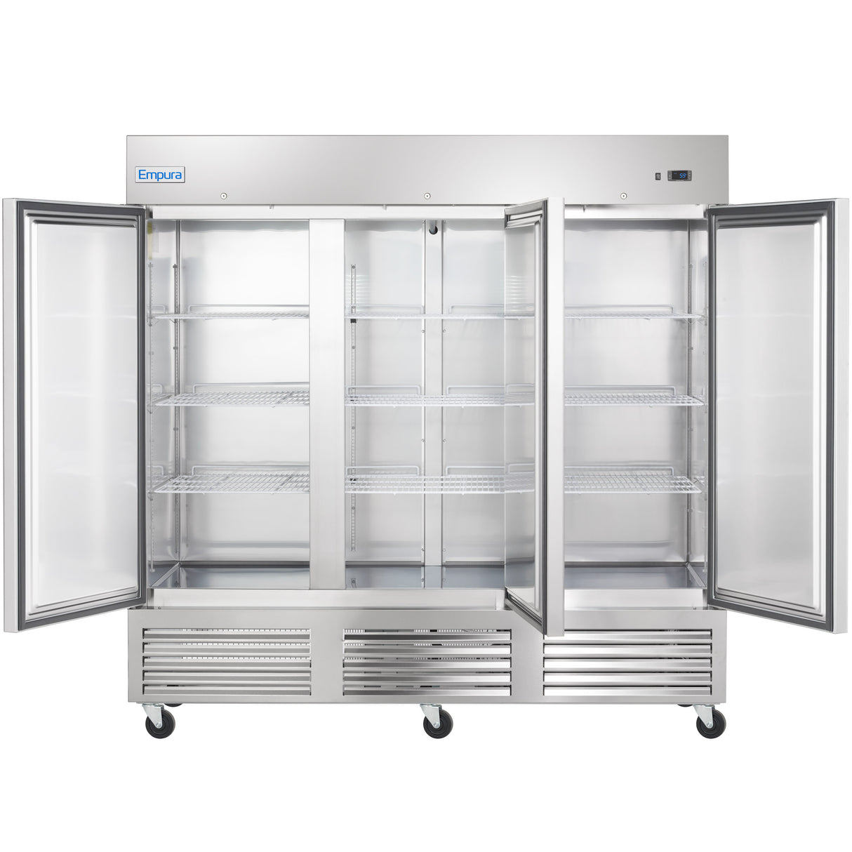 Empura Refrigeration E-KB81R Reach-In Refrigerator 81"W X 32.7"D X 82.3"H 66 Cu. Ft. Capacity