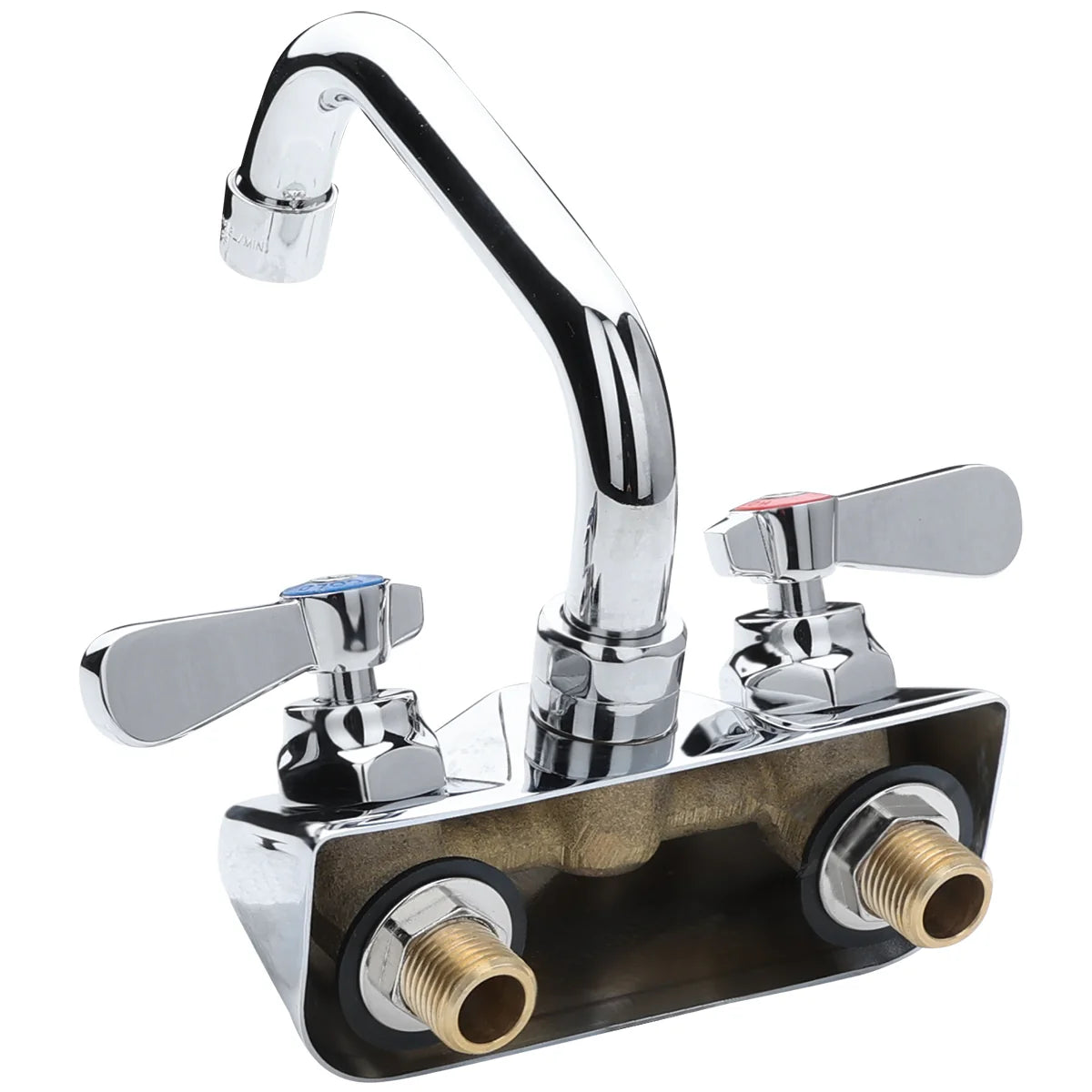Empura Stainless EFW4060SS Wall Mount Faucet 6" Long 4-13/16" Tall