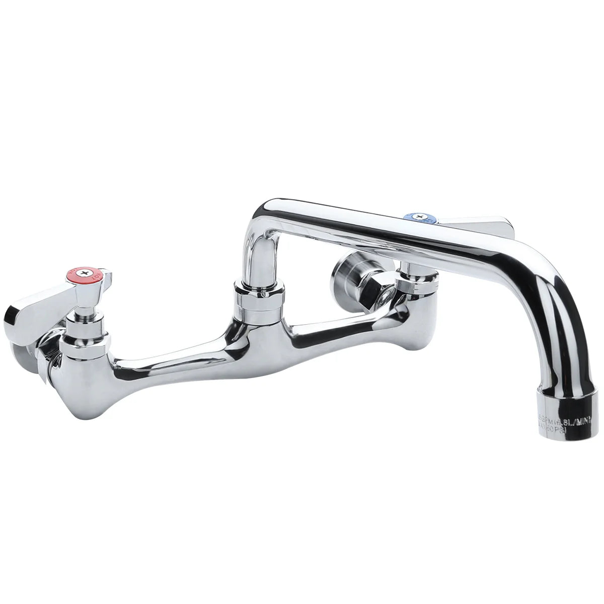 Empura Stainless EFW8120SS Wall Mount Faucet 12" Long 5-11/16" Tall