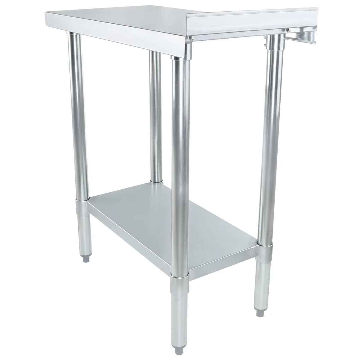 Empura Stainless FT1530E Filler Table 15"W X 30"D X 34.75"H 18 Gauge 430 Stainless Steel