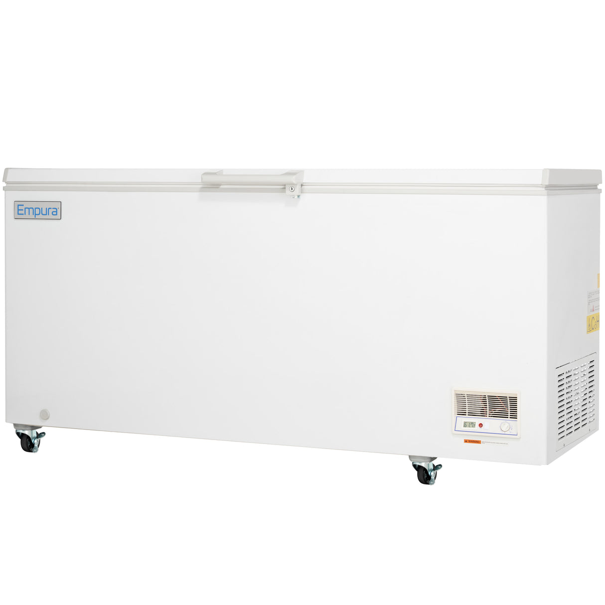 Empura Refrigeration E-CF-18 Solid Lid Chest Freezer 70.67"W X 28.94"D X 33.27"H 18.2 Cu. Ft. Capacity