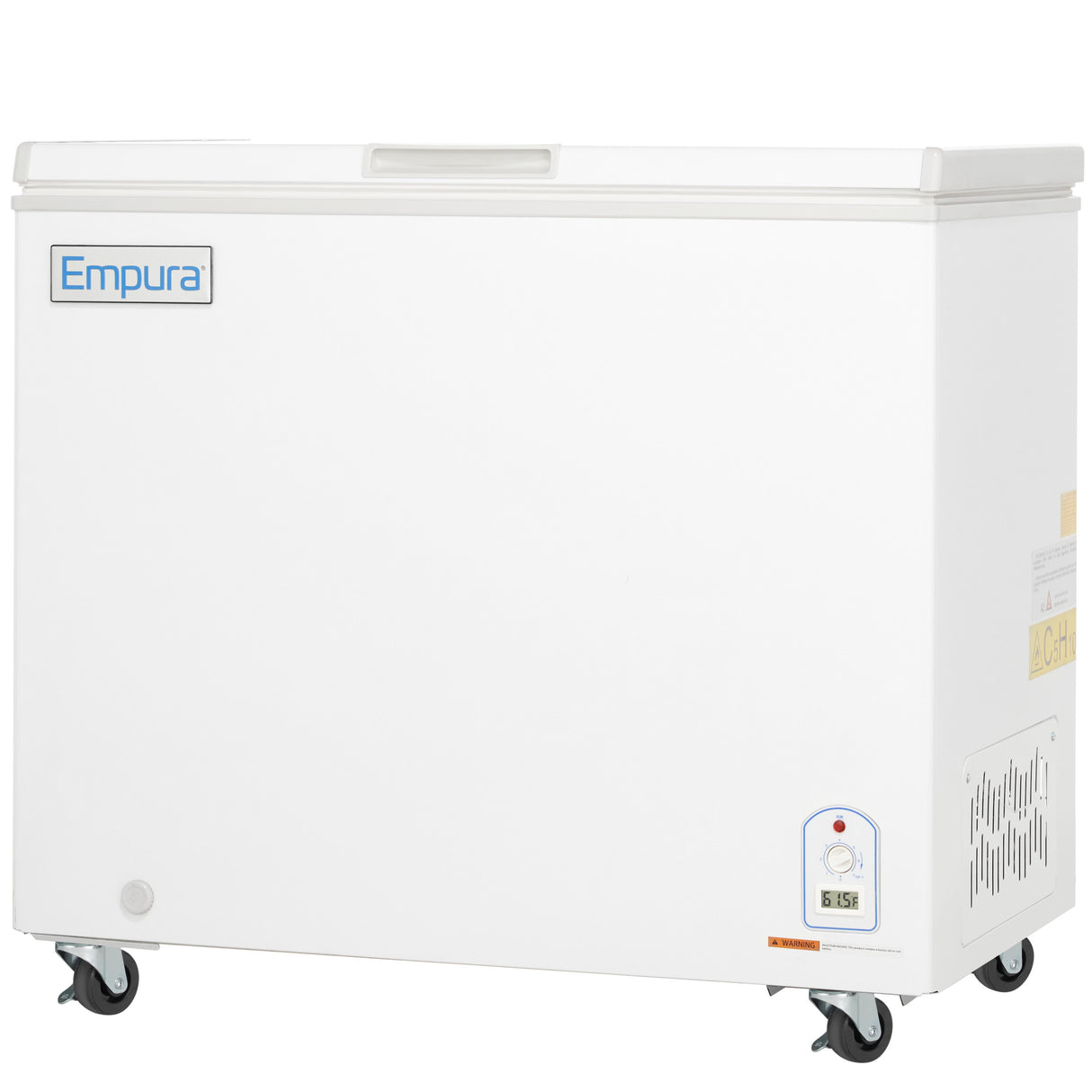 Empura Refrigeration E-CF-7 Solid Lid Chest Freezer 37.52"W X 23.15"D X 31.93"H 7.1 Cu. Ft. Capacity